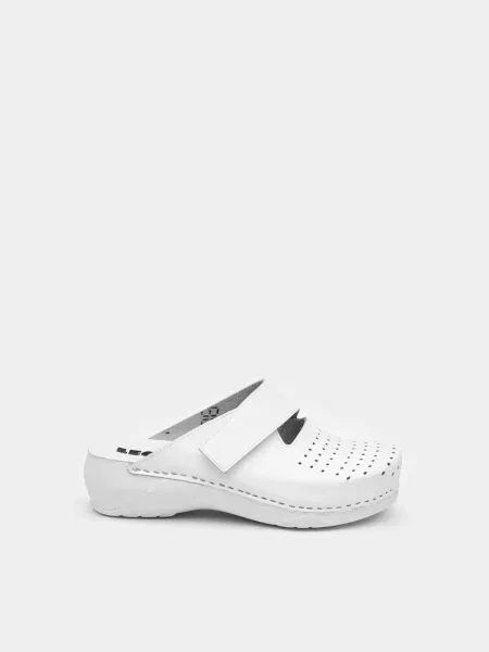 Шкіряне Сабо Leon білий