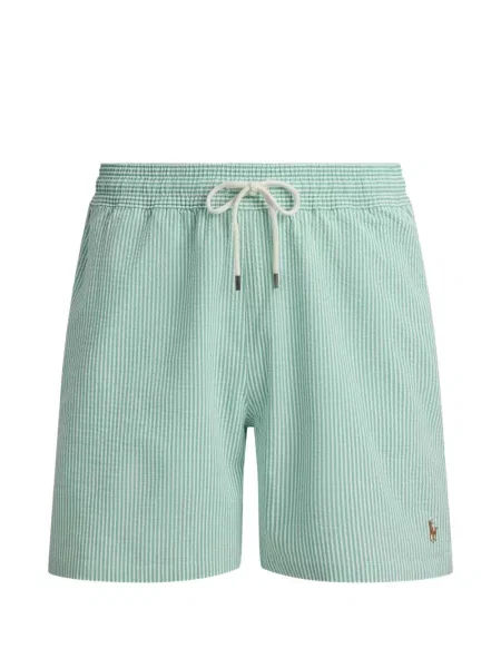 Ριγέ δερμάτινος κάλτσες Polo Ralph Lauren με κορδόνι μαύρο
