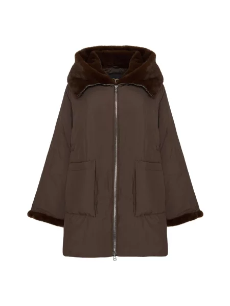 Parka Cesare Gaspari brązowa