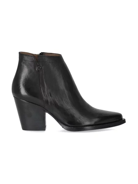 Buty do kostki Duccio Del Duca skórzane czarne