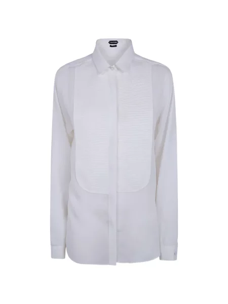 Lung cămașă Tom Ford alb