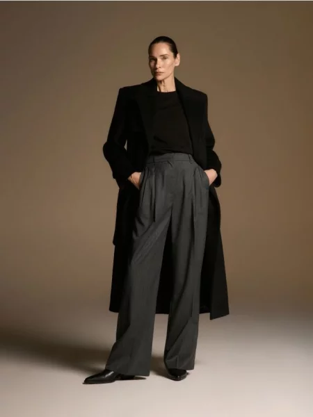 Reserved Штани з додаванням вовни середньо-сірий сірі