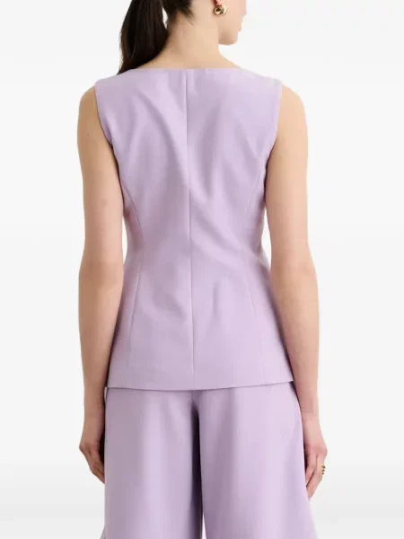 Kamizelka Toccin z dekoltem w serek fioletowa