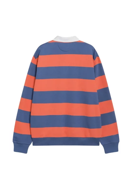 Tricou polo Polo Ralph Lauren cu dungi cu autograf negru