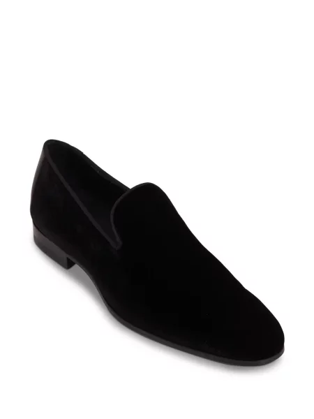 Loaferiai Magnanni velvetinės juoda