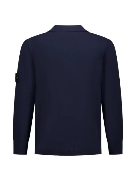 Koszulka polo dziecięca Stone Island niebieska