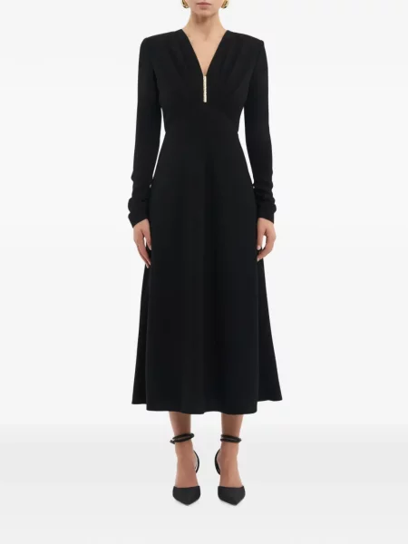 Lung rochie midi Rebecca Vallance negru