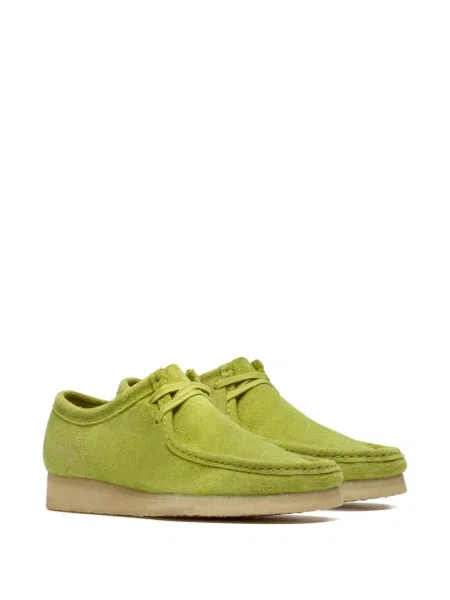 Σκαρπίνια derby Clarks Originals με κορδόνια σουέτ πράσινο
