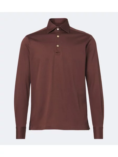 Tricou polo Kiton maro