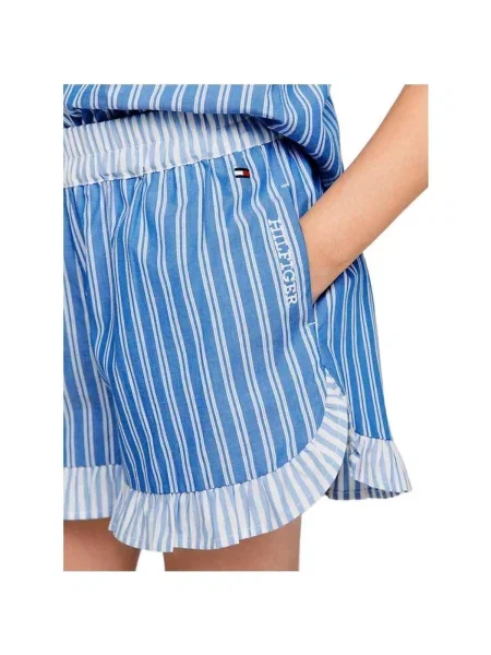 Pantaloni copii Tommy Hilfiger albastru