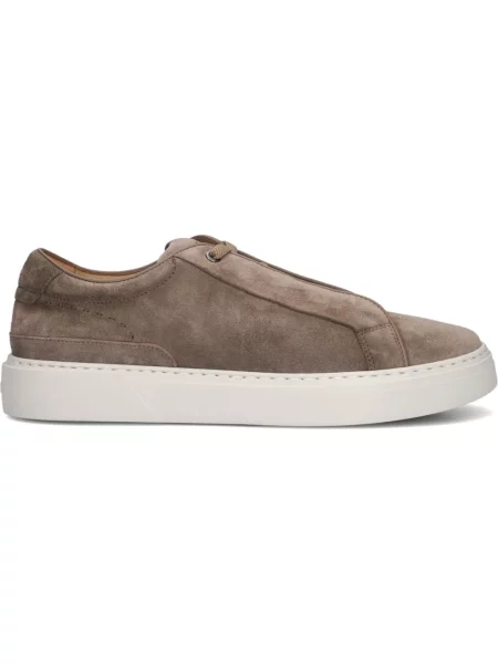 Sneakersy Boss zamszowe beżowe