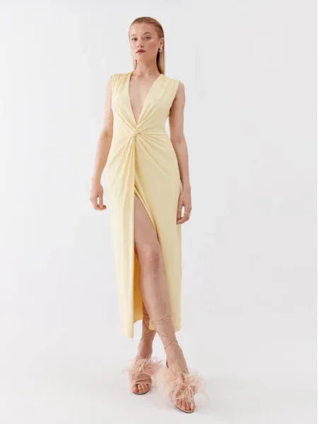 Patrizia Pepe Rochie cocktail galben