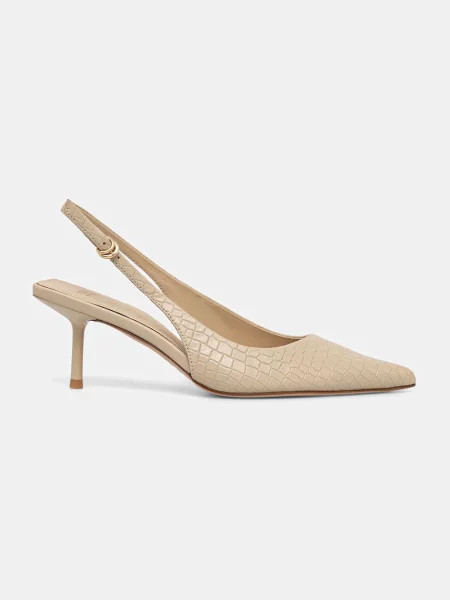 Pantofi cu toc Answear.lab din piele bej