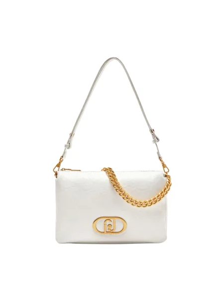 Torebka skórzana Liu Jo elegancka ze skóry ekologicznej biała