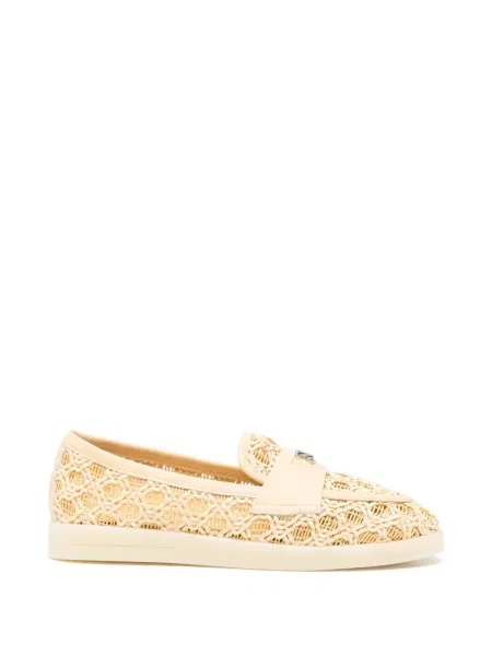 Pantofi loafer Casadei cu autograf