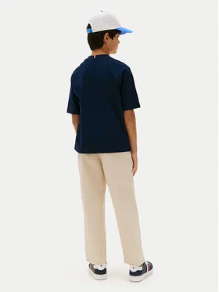 Tommy Hilfiger Póló Smiley Flag Sötétkék