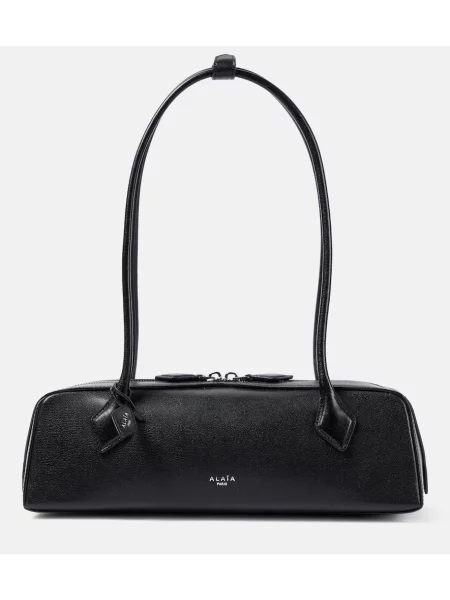 Geanta de piele Alaïa din piele negru