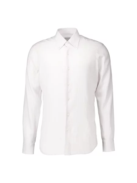 Koszula Barba Napoli z długim rękawem biała