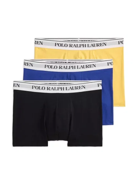 Polo Ralph Lauren Boxeri Classic albastru gențiană / galben / negru alb