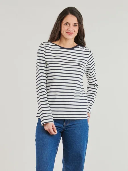 Tricou mânecă lungă Petit Bateau albastru