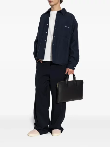 Tricou Paul Smith cu broderie cu decolteu rotund alb