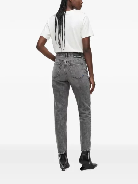 Traperice Karl Lagerfeld Jeans s autogramom siva