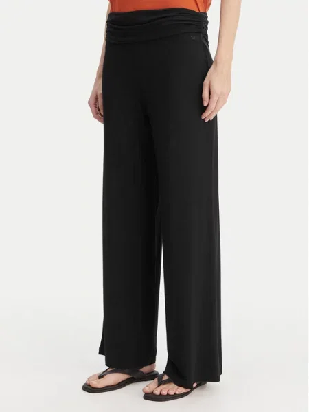 Emporio Armani Штани з тканини чорний