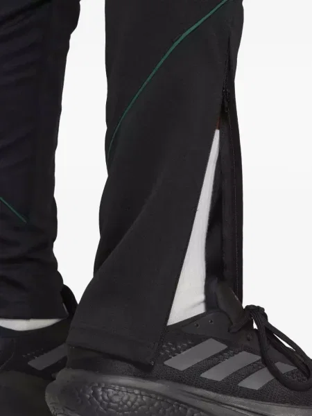 T-shirt w paski Adidas z wysoką talią do biegania w kwiatki zielony