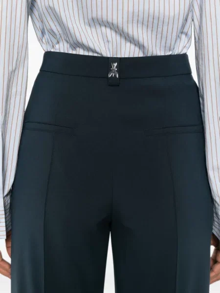Pantaloni Patrizia Pepe cu autograf albastru