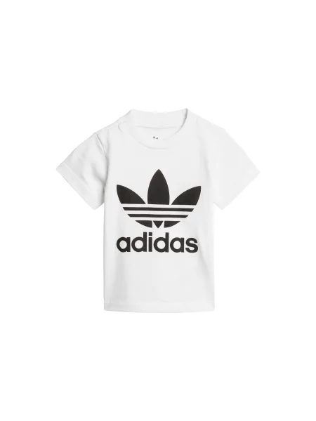 Adidas Majica Trefoil Regular Fit bela
