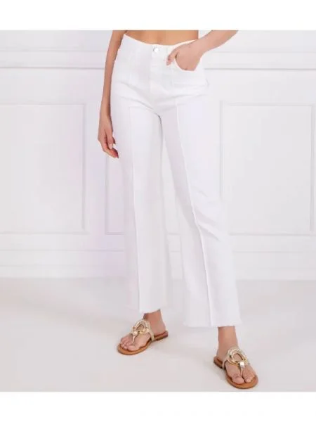 Beatrice B Blugi | Boyfriend fit alb