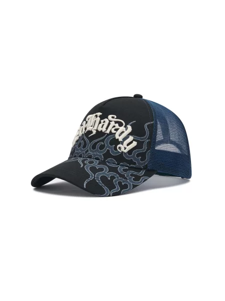 Ed Hardy Șapcă albastru / negru alb