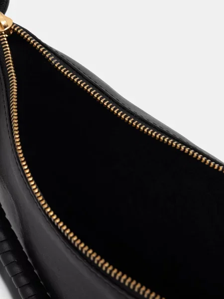 Tommy Hilfiger шопинг чанта дамска от кожа черно
