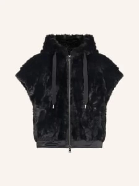 Marc Cain Vesta Z Umělé Kožešiny black new černá