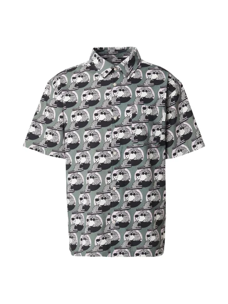 Iriedaily Srajca Resorio kaki / svetlo roza / črna bela