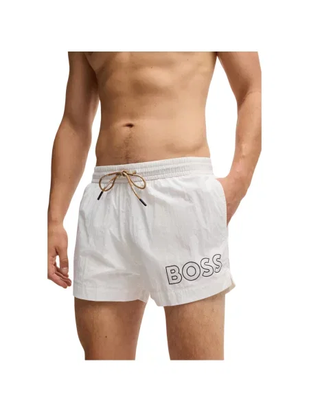 Boss Plavecké šortky bílá