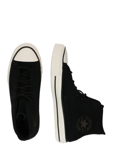 Szarvasbőr félcipő Converse fekete