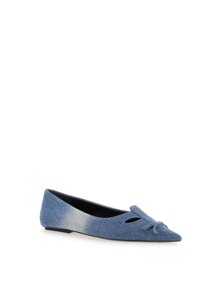Balerinki Marc Jacobs niebieskie