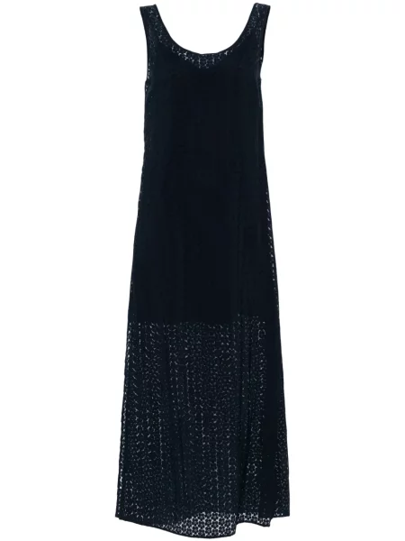 Rochie maxi Kenzo cu model floral de costum albastru