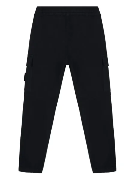 Spodnie cargo dziecięce Stone Island czarne