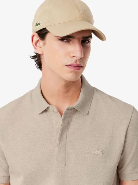 Поло Lacoste серое
