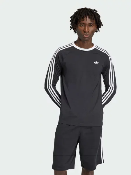 Лонгслів adidas комбінований верх чорний