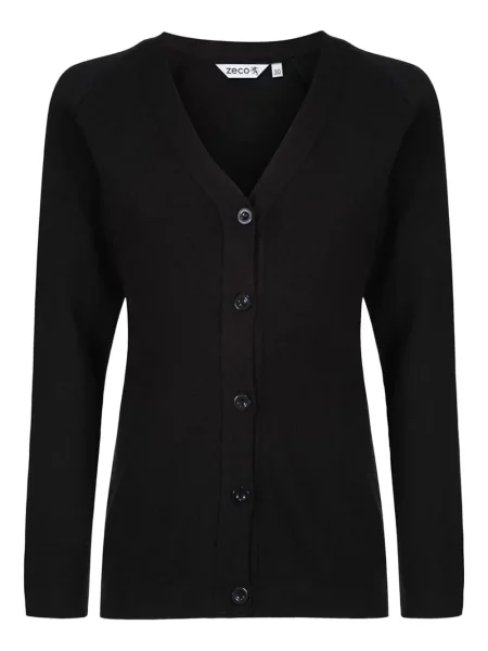 Kardigan dziecięcy Zeco Schoolwear czarny