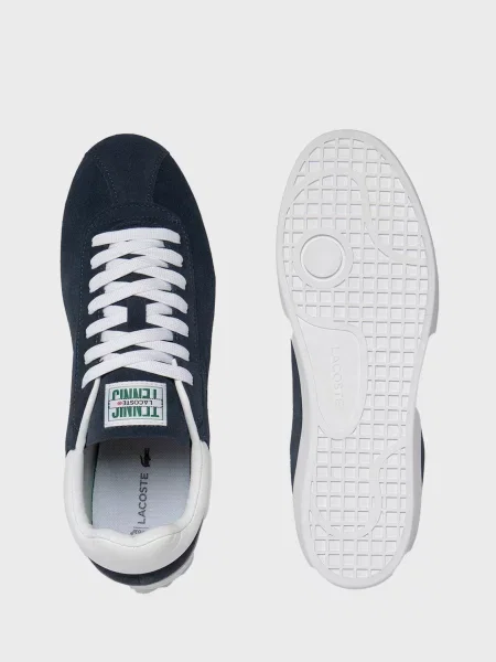 Замшевые кроссовки Lacoste синие