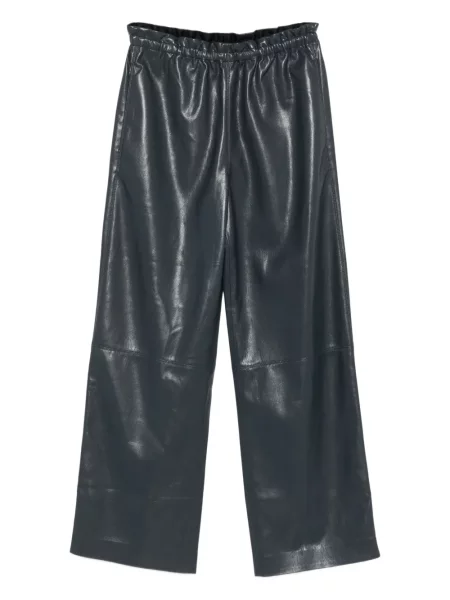 Pantaloni Nanushka albastru
