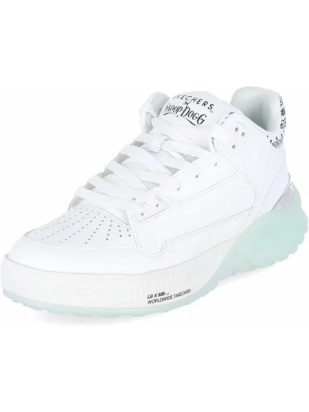 Sneakersy Skechers skórzane białe