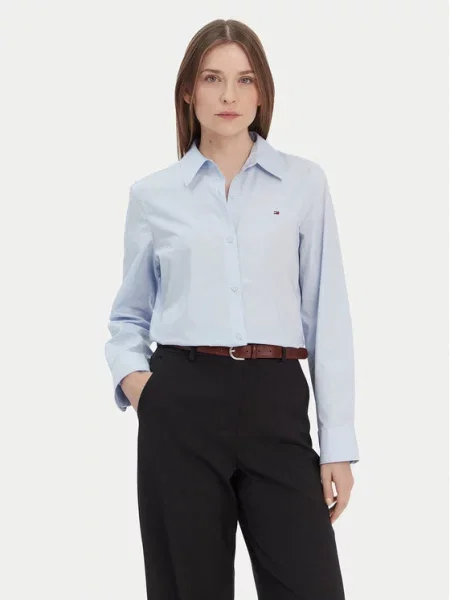 Tommy Hilfiger Koszula Ess Błękitny niebieska