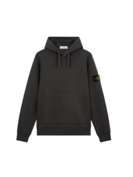Bluza z kapturem Stone Island z kapturem z kamieniami szara
