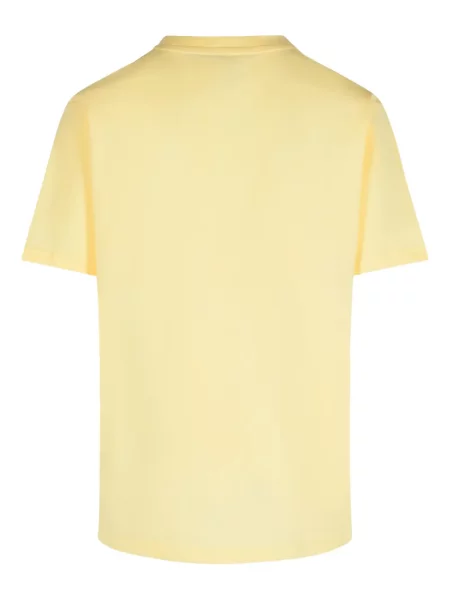 Tricou New Balance cu decolteu rotund cu autograf maro