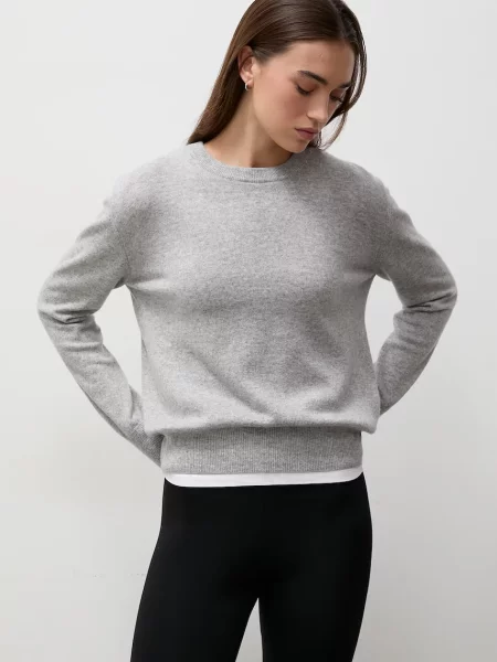Answear.LAB pulover pentru femei din lână gri